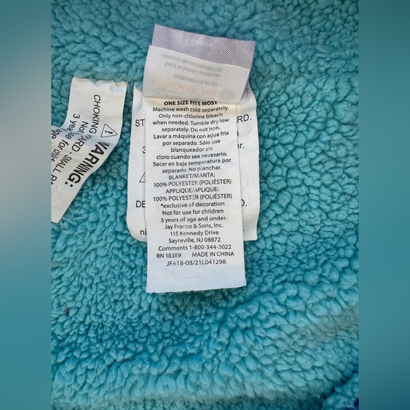 Blue Stitch Hooded Blanket set - Picture 8 of 9